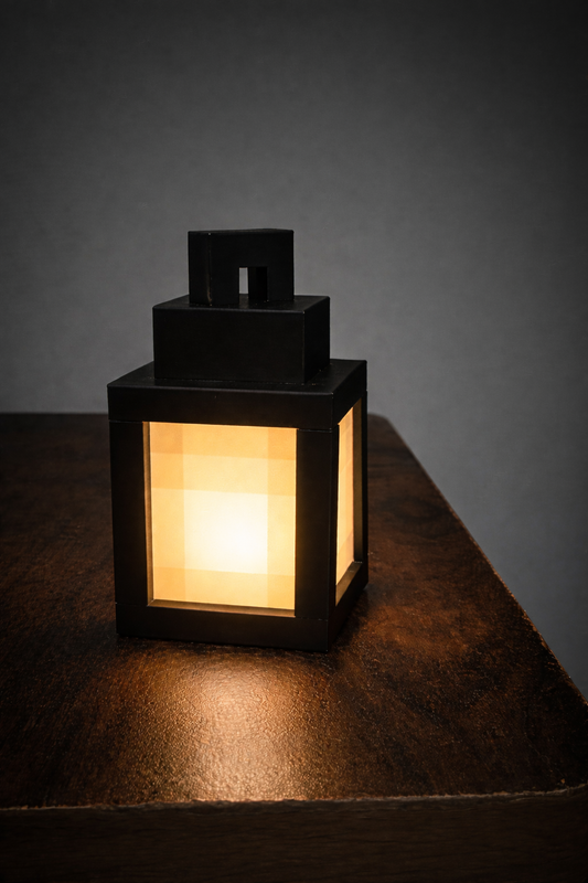 Pixel Lantern Lamp – Warm Ambient Table Light